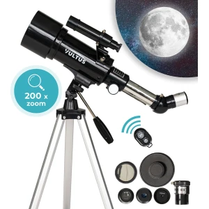 Vultus Telescoop - 200x Vergroting - Sterrenkijker Volwassenen / Gevorderden - Inclusief Statief en Draagtas - Vultus - 40070