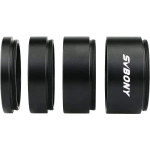 SVBony - SV119 - 2" Verlengbuisset - 5 mm - 10 mm - 15 mm - 30 mm - Telescoop Verlengbuis - M48 x 0,75 - Buisverlenging van Brandpuntsafstand - Astrofotografie - Accessoires - Lensaccessoires - Verlengbuizen