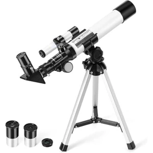 Thuys - Sterrenkijker - Telescoop Kinderen/Beginners - Sterrenkijker Geavanceerd - Wit - Complete Set