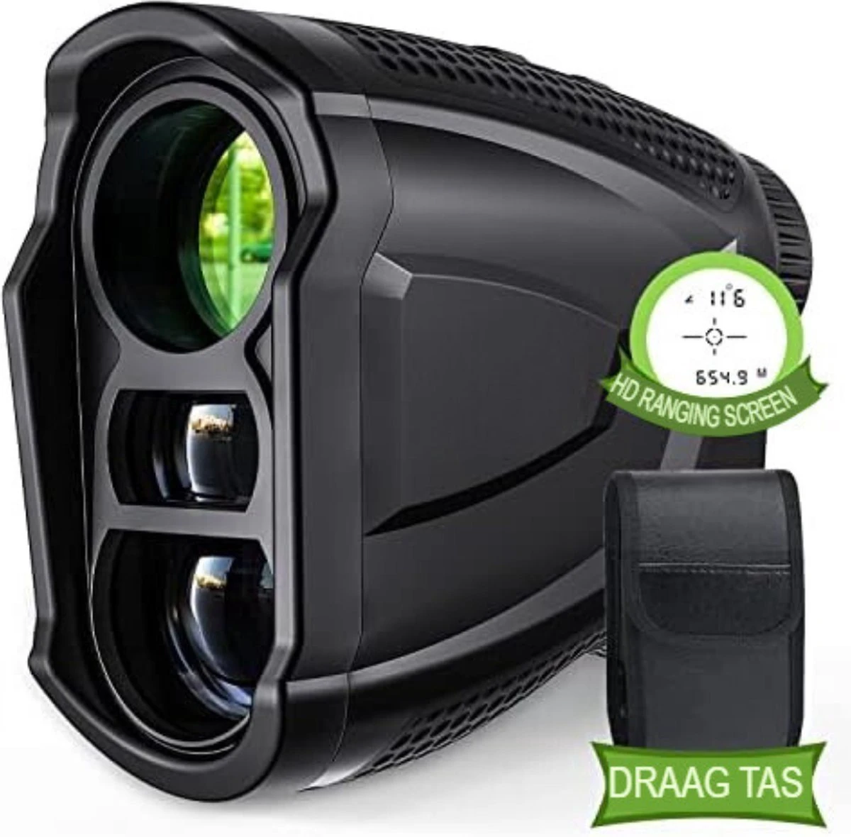 Afstandsmeter Golf - Rangefinder - Golf Accessoires - Zwart