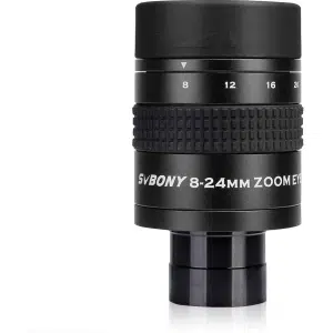 Svbony SV171 - 1.25" Oculair - Zoom oculair FMC - Groene Film - Zoom Oculair - Voor Telescoop - (8-24mm)