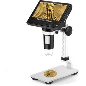 Microscoop - Wetenschap - Digitale Microscoop - Incl. Camera - Compatible met Smartphone - Elektrisch
