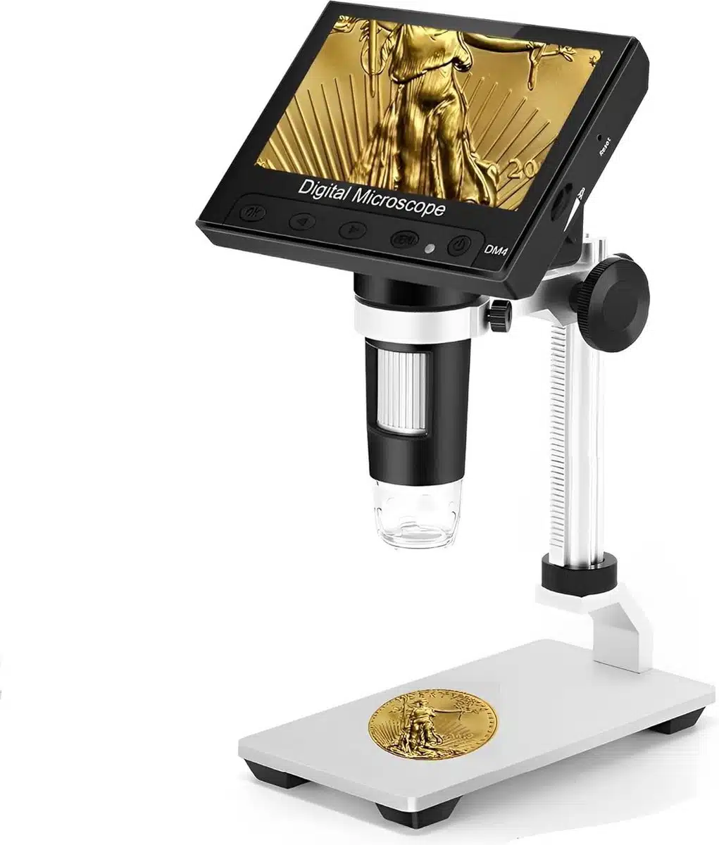 Microscoop - Wetenschap - Digitale Microscoop - Incl. Camera - Compatible met Smartphone - Elektrisch