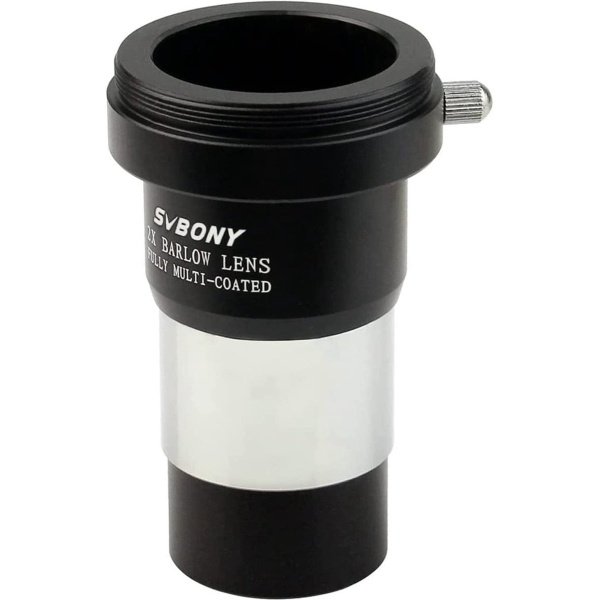 SVBony - Barlow lens - 2x 1.25 inch - Barlow 2x met M42 x 0.75mm - Camera Adapter - Metalen Barlow - Geschikt voor Visueel Oculair - Astrofotografie - Accessoires - Telescoop Accessoires - Barlow Lenzen