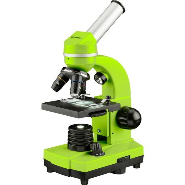 Bresser Optik Biolux SEL Schülermikroskop Kindermicroscoop Monoculair 1600 x Opvallend licht, Doorvallend licht