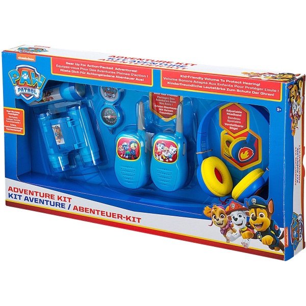 Paw Patrol Avonturenset - Spionageset - Walkie Talkies - Kompas - Verrekijker - Koptelefoon - Zaklamp