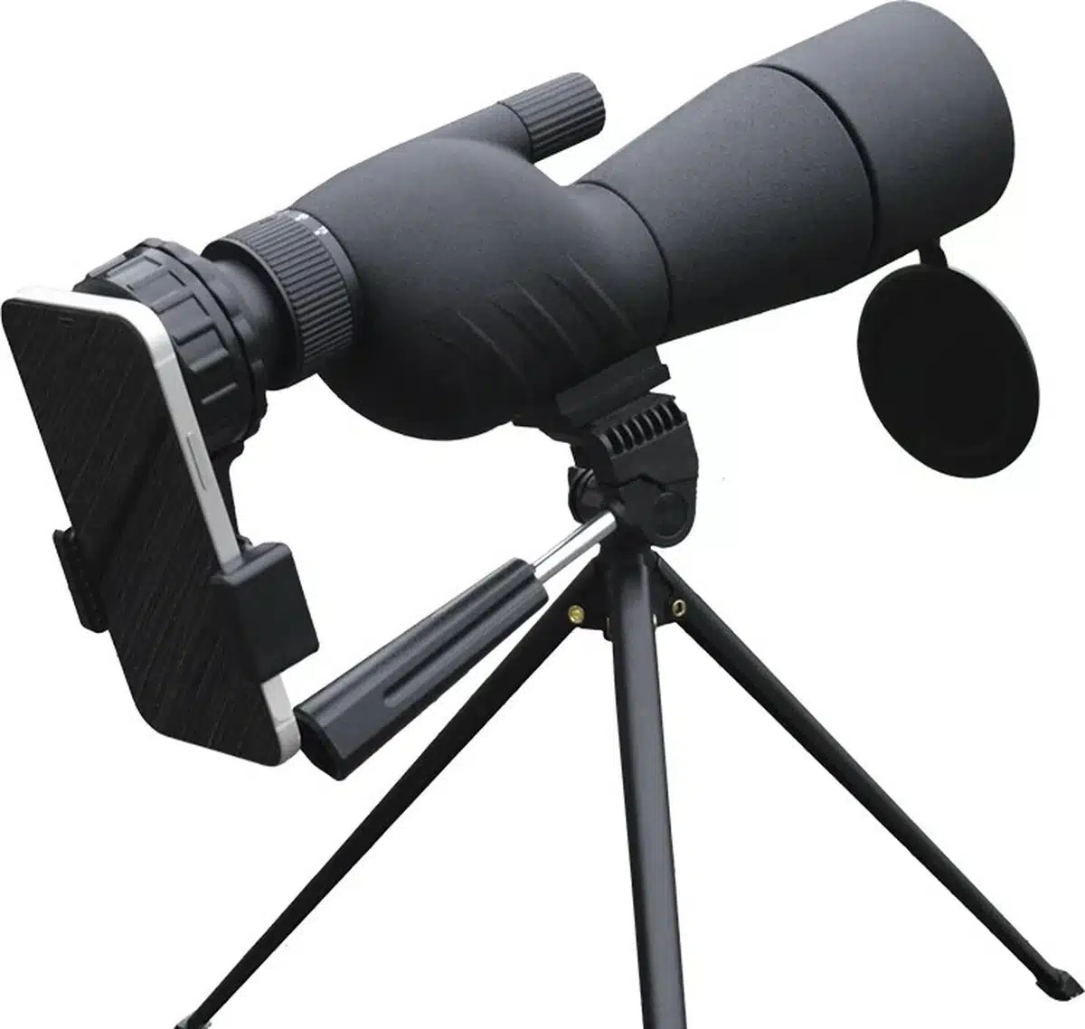 S-M Commerce Telescoop - Verrekijker - Mini Scoop - Spotting Scope - Vergroting 25-75 - Prisma BAK4 - 60MM - Zwart