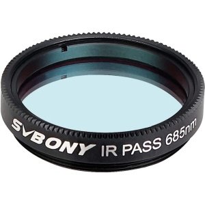 SVBony - SV183 - IR Filter - 1.25 inch - IR Pass - 685nm Filter - Infrarood Astrofotografie Filter - Geschikt voor Fotograferen - Maan - Planetair - Natuur Landschap - (1.25in) - Telescoop Accessoires - Filters
