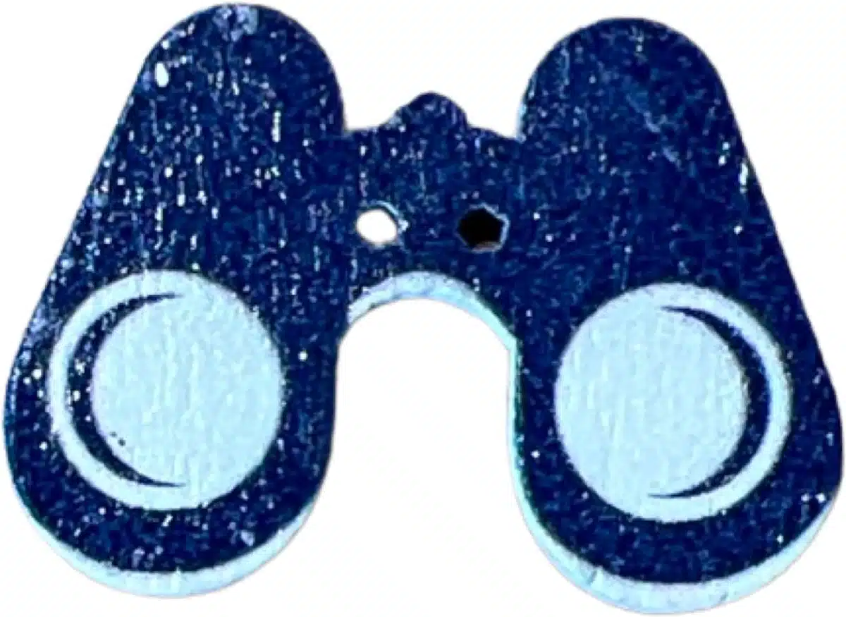 Verrekijker Marine Navy Opnaai Knoop 2.9 cm / 2 cm / Blauw Wit